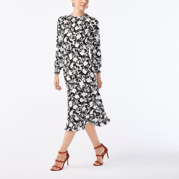 J.Crew Ruffleneck Peasant Floral Dress, 4